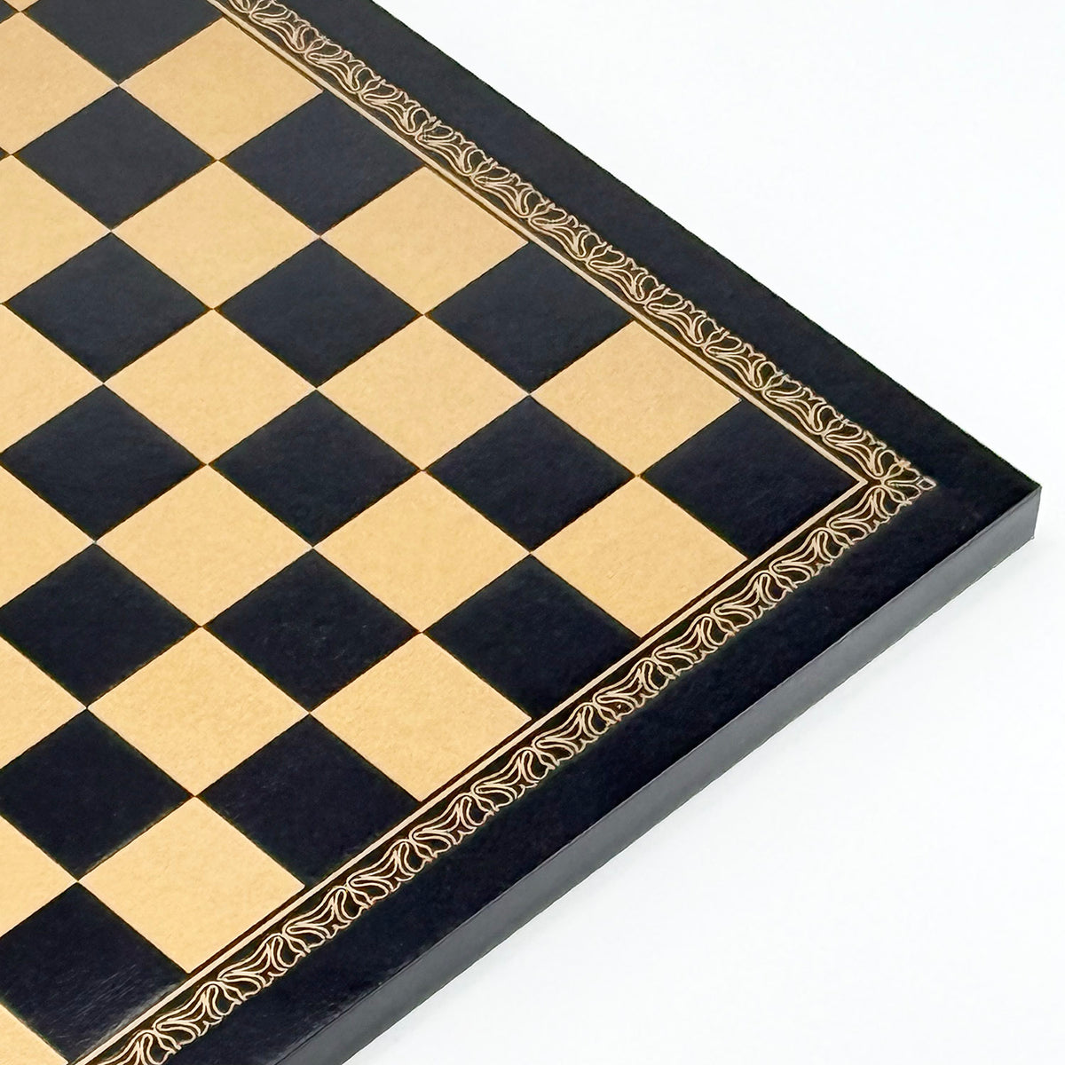 Italfama Medioevale Metal Chess Set with Eco-Leather Chessboard (26x26 cm)