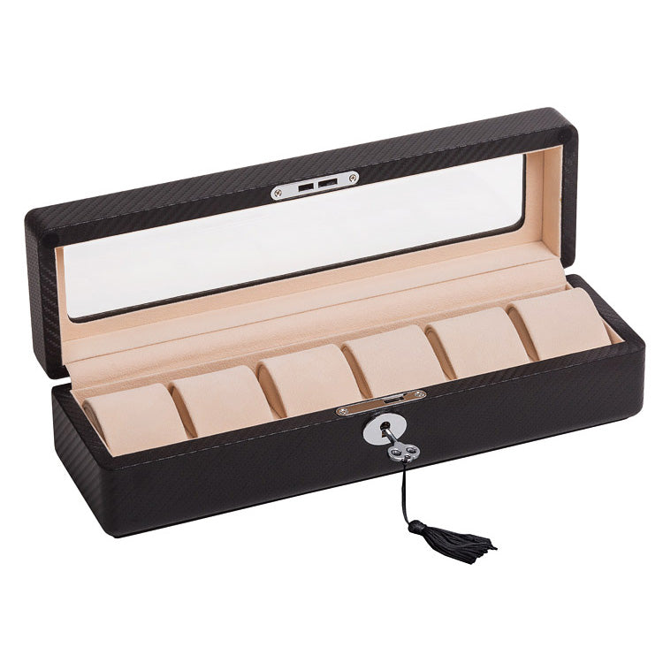 Ekskluzywne pudełko na 6 zegarków – elegancja i styl