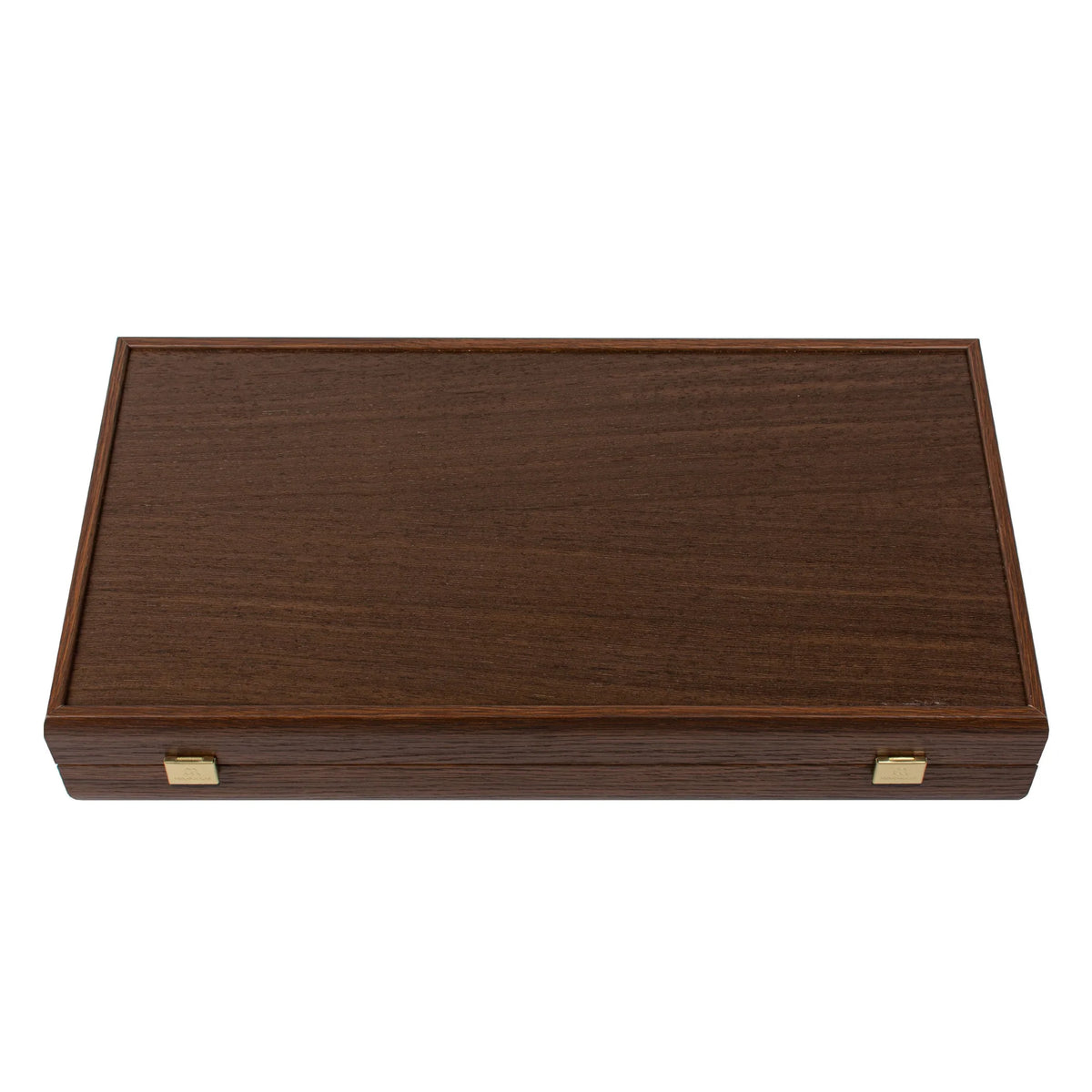 Großes Manopoulos Backgammon-Set Wenge Wurzelholz Eiche 48x26